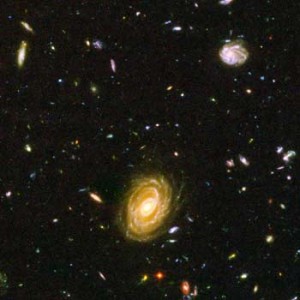 Galaxy HUDF-JD2 From the Hubble Ultra Deep Field. Source: Hubblesite.org